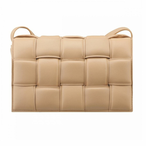 BOTTEGA VENETA 23FW 加厚磁帶包 杏仁金 591970 VCQR1