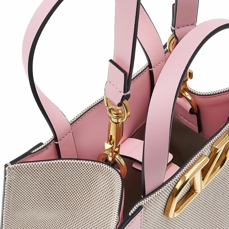 VALENTINO V Logo 簽名款手提單肩包-7