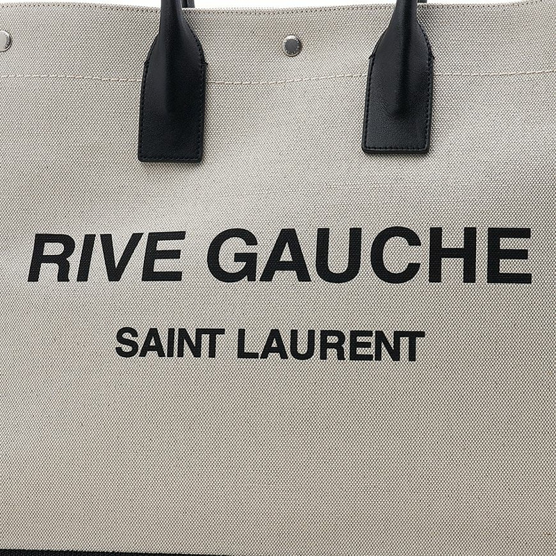 SAINT LAURENT 女士羅紋 Gosh 帆布大號手提包 509415 FAAVU 9083-5