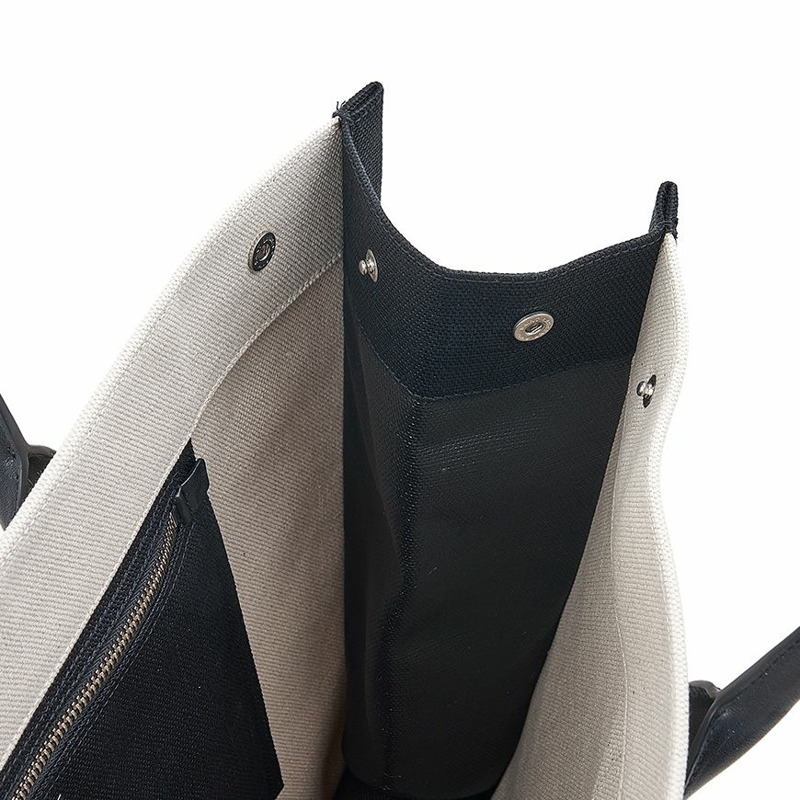 SAINT LAURENT 女士羅紋 Gosh 帆布大號手提包 509415 FAAVU 9083-7