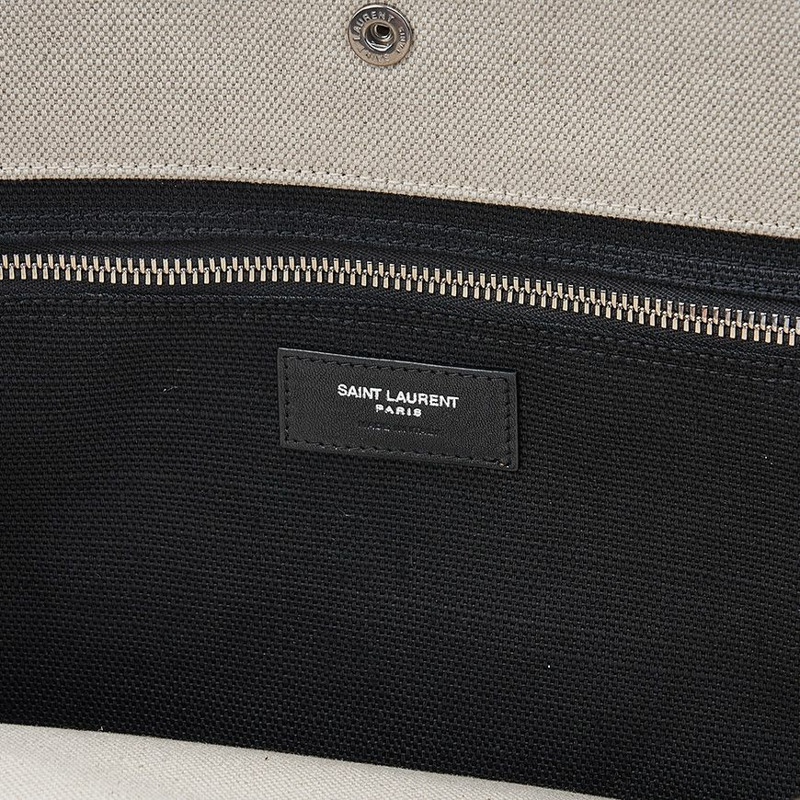 SAINT LAURENT 女士羅紋 Gosh 帆布大號手提包 509415 FAAVU 9083-8