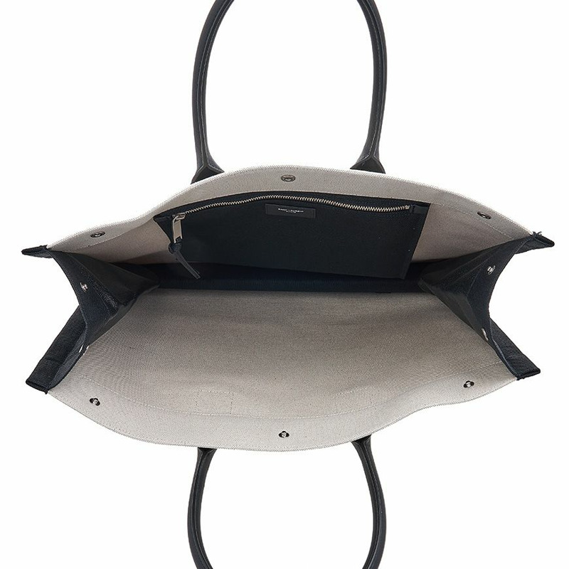 SAINT LAURENT 女士羅紋 Gosh 帆布大號手提包 509415 FAAVU 9083-9