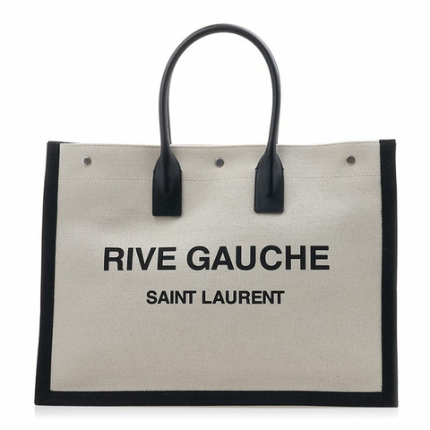 SAINT LAURENT 女士羅紋 Gosh 帆布大號手提包 509415 FAAVU 9083
