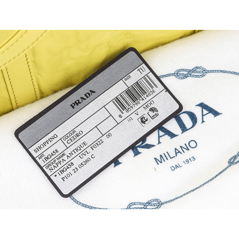 PRADA 褶皺肩包（1BG458 UVL）-16