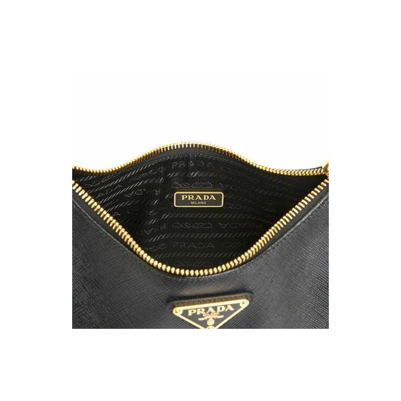 PRADA Saffiano 迷你單肩流浪漢包 1BC204 NZV-3