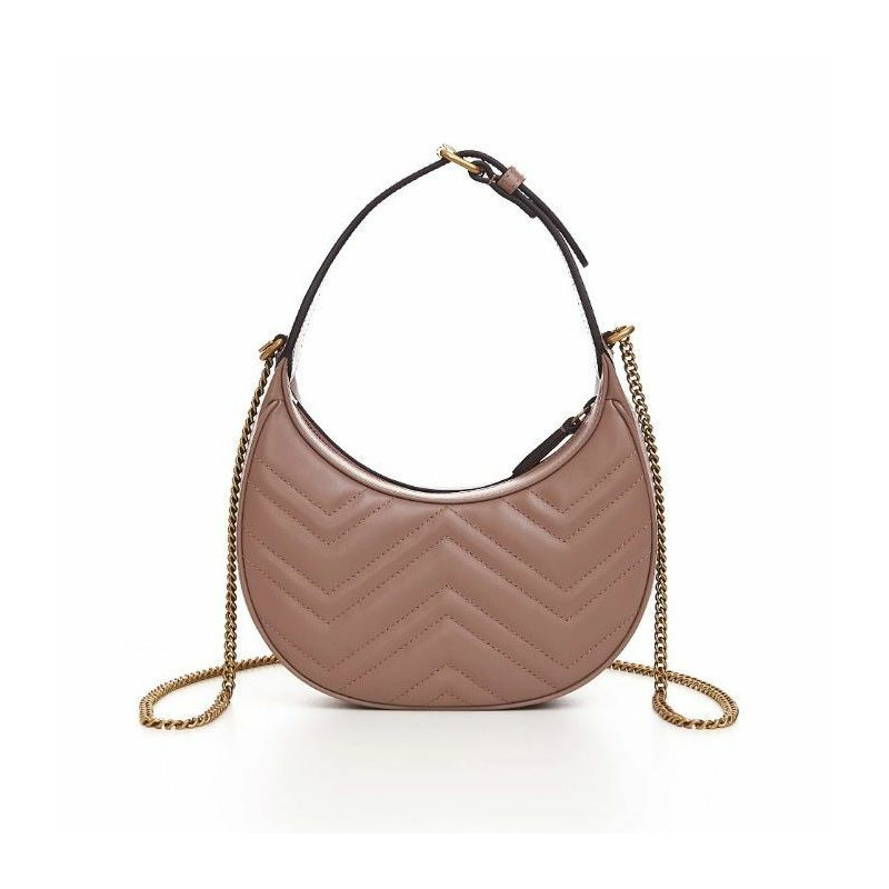 GUCCI GG Marmont 半月形迷你包 699514 DTDHT-6