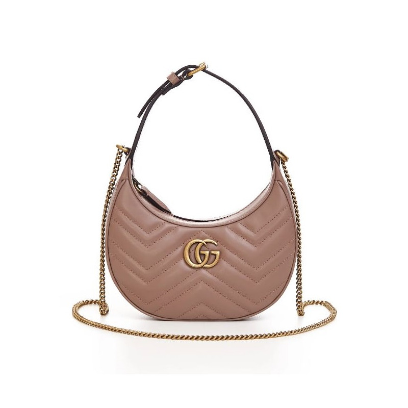 GUCCI GG Marmont 半月形迷你包 699514 DTDHT-11