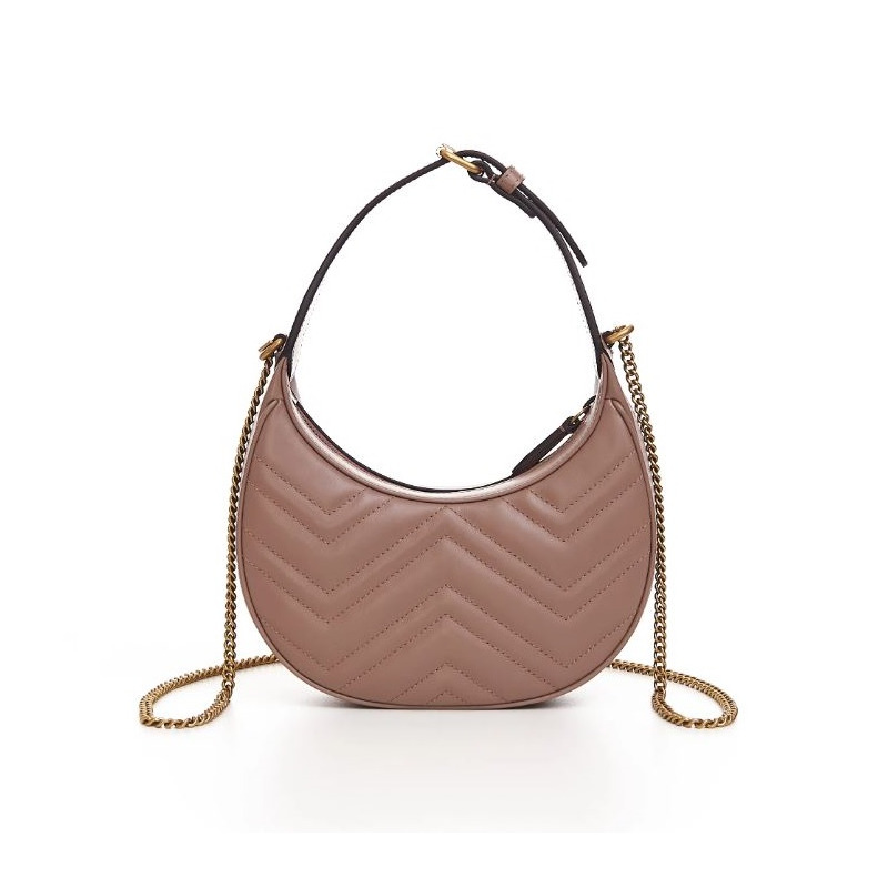 GUCCI GG Marmont 半月形迷你包 699514 DTDHT-16