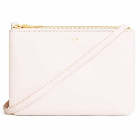 CELINE Trio 中型單肩包 淺粉紅色 192033 加幣