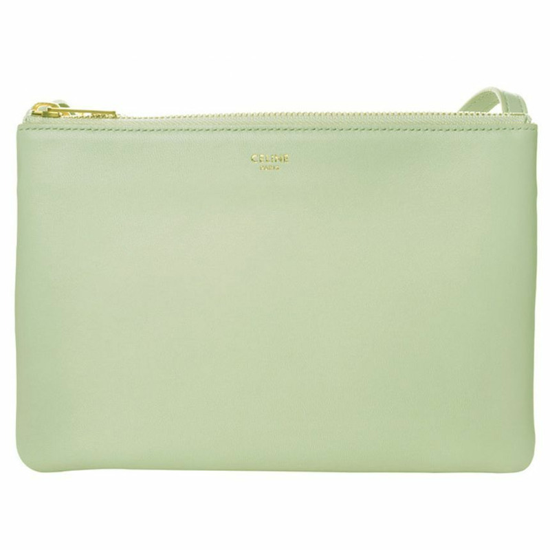 CELINE Trio 中型單肩包 淺薄荷色 192033 CAD 30VD-0