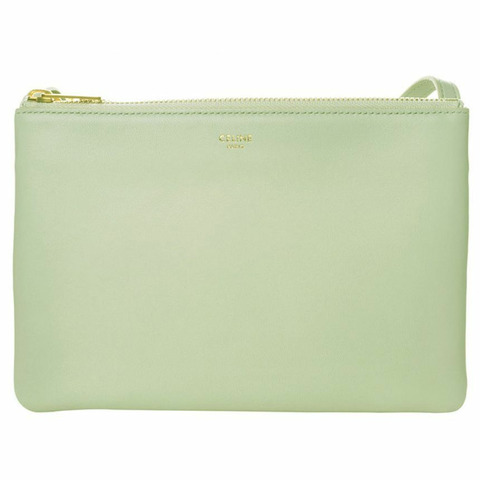 CELINE Trio 中型單肩包 淺薄荷色 192033 CAD 30VD