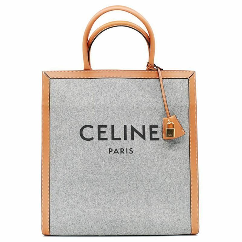 CELINE Cabas 垂直手提包 灰色 190402 BUD 10GT-0