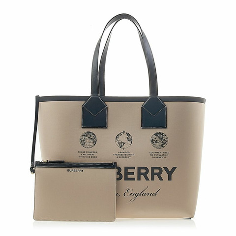 BURBERRY 倫敦大號手提包 8063122 LL LG HERITAGE TOTE GB3 A1435