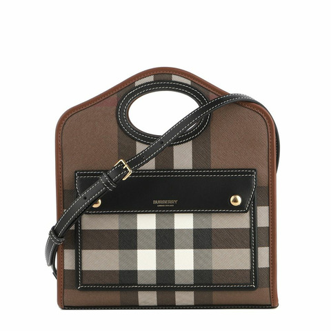 BURBERRY 女士口袋單肩包（MN POCKET）