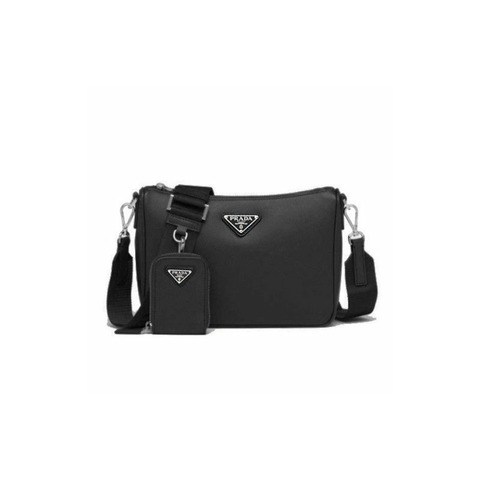 PRADA Saffiano皮革口袋肩包 2VH113 9Z2 F0002