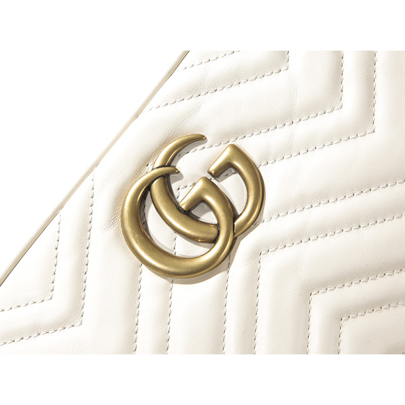 GUCCI 女士 Marmont 絎縫斜背包 (A447632 DTD1T)-12