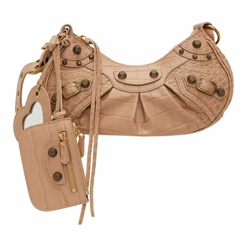 BALENCIAGA Le Cagole XS 單肩包 淺粉紅色 671309 23EBM-0