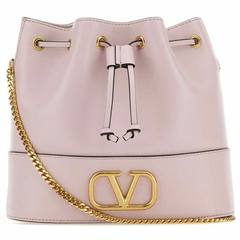 VALENTINO V Logo 鏈條水桶包 嬰兒粉 3W0P0T83 HPF 16Q