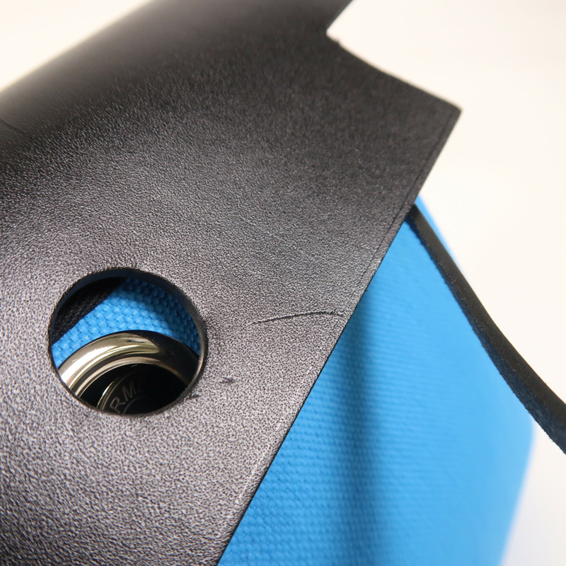 HERMES 帆布Herbag Zip 20銀扣肩背袋Bleu Riviera/Noir-14