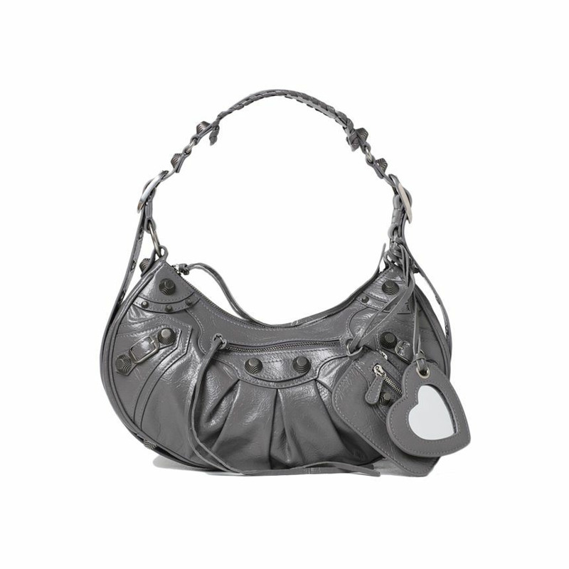 BALENCIAGA Le Cagole 小號單肩包 灰色 671307 1VG9Y 1404-0