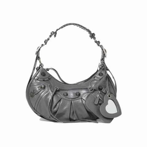 BALENCIAGA Le Cagole 小號單肩包 灰色 671307 1VG9Y 1404