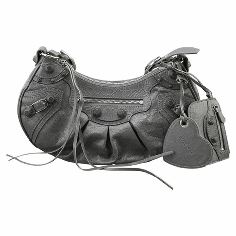 BALENCIAGA Le Cagole 小號單肩包 深灰色 671307 1VG9Y