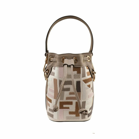 FENDI Montreaux帆布迷你水桶包 多色 8BS010 APKE F1MB4