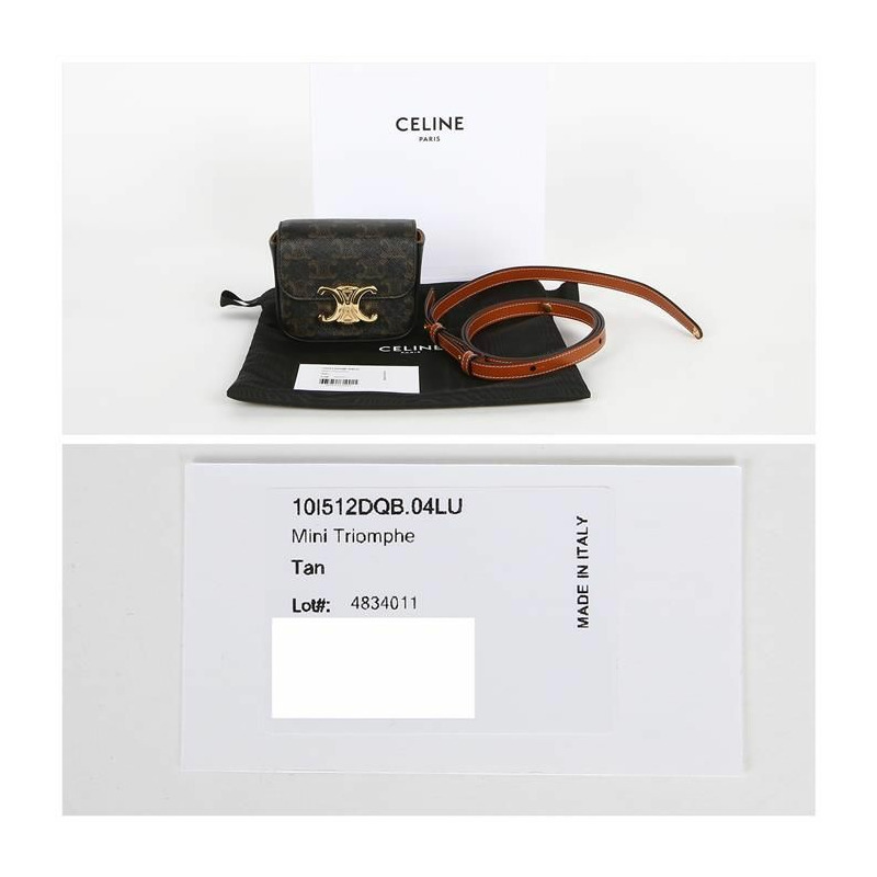 CELINE 迷你克勞德單肩包 10I512DQB 04LU-5