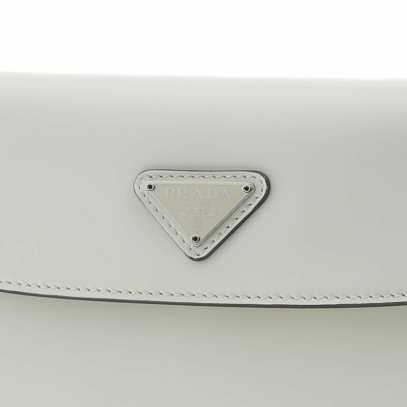 PRADA 女士 Cleo 磨砂皮革翻蓋單肩包 1BD311 ZO6 F0PG7 (OOO)-6