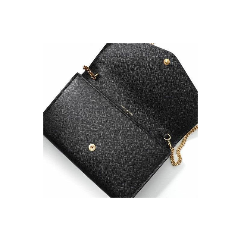 SAINT LAURENT Monogram Uptown 鏈單肩包 607788 1GF0J-9