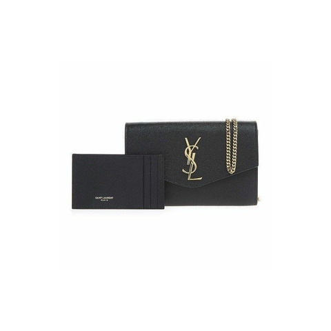 SAINT LAURENT Monogram Uptown 鏈單肩包 607788 1GF0J