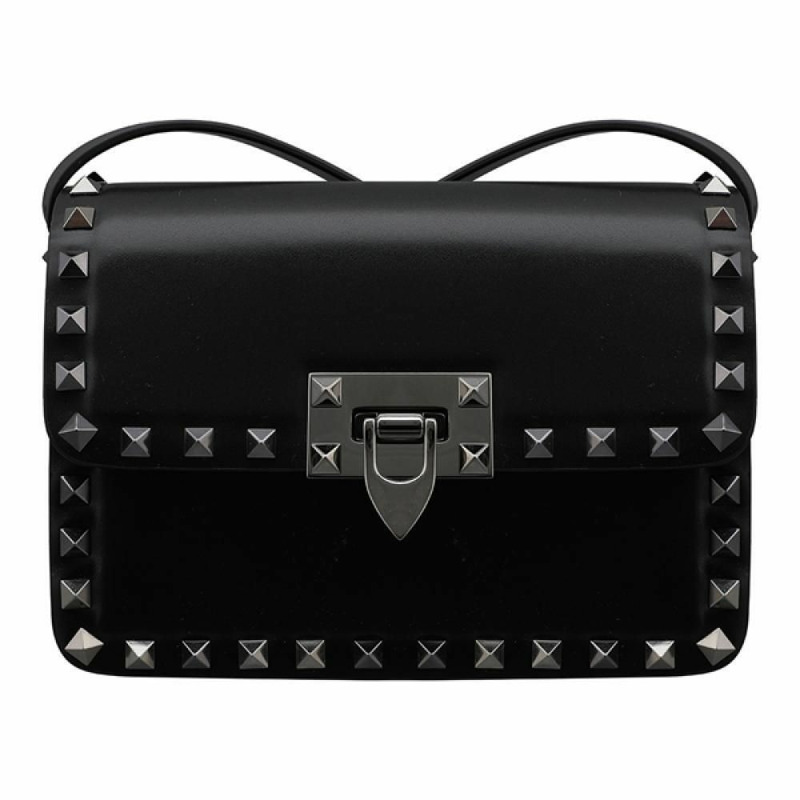 VALENTINO Rockstud 23 小號肩背包 黑色 4W2B0M42 QYV-0