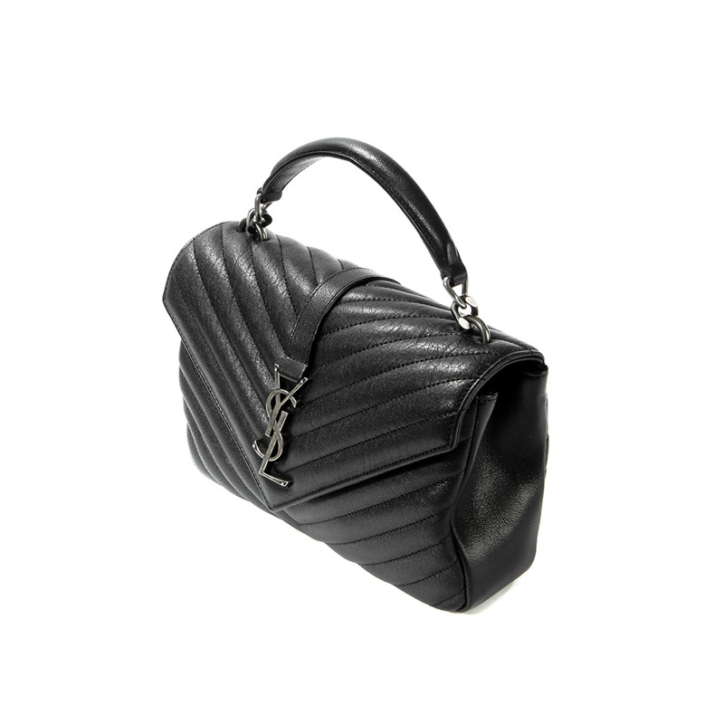 SAINT LAURENT 女士學院風單肩包（600279 BRM04）-5