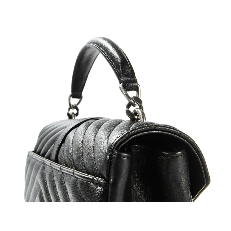 SAINT LAURENT 女士學院風單肩包（600279 BRM04）-7