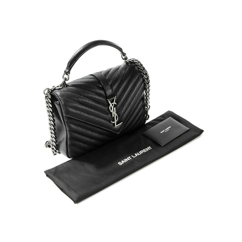 SAINT LAURENT 女士學院風單肩包（600279 BRM04）-18