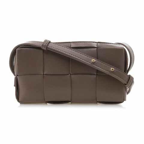 BOTTEGA VENETA Intrecciato 盒式迷你斜背包