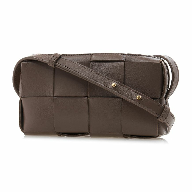 BOTTEGA VENETA Intrecciato 盒式迷你斜背包-1