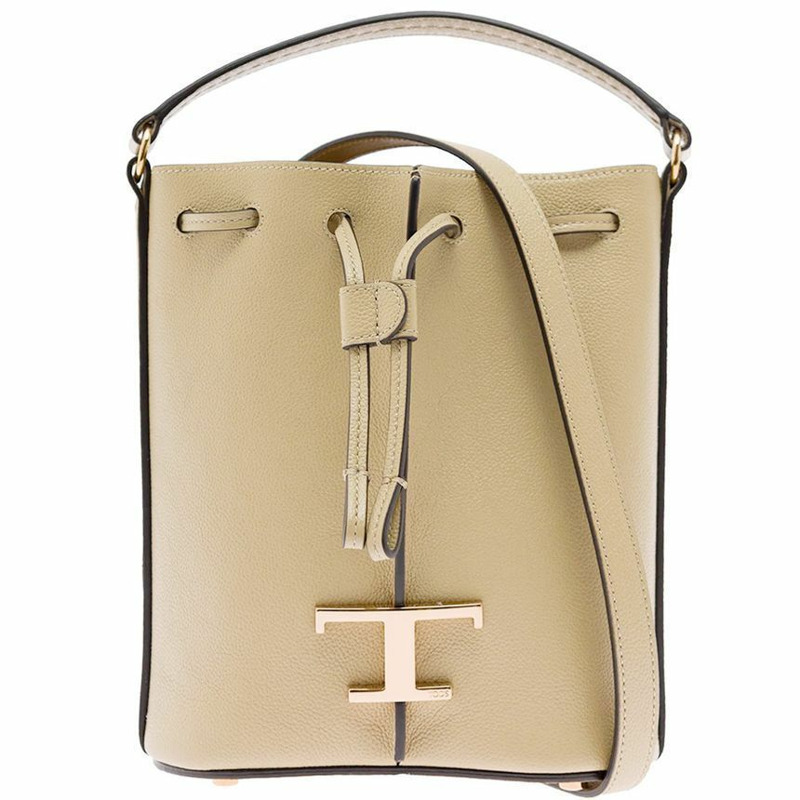 TODS Timeless Logo 水桶包 米色 XBWTSAQ0000 Q8E C600-0