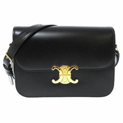 CELINE Triopay 經典斜背包 黑色 187363 BF4 38NO