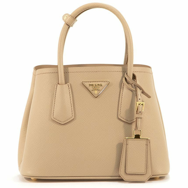 PRADA Logo Saffiano 雙肩/手提包 1BG443 2A4A F0036-0