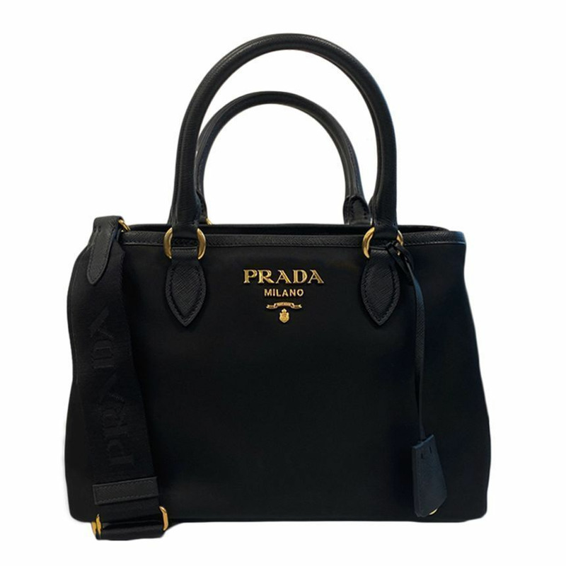 PRADA Pocono 手提/肩背包 黑色 1BA173 ZMY F0002-0