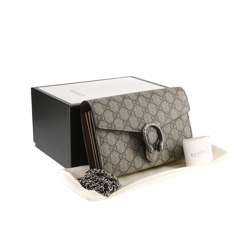 GUCCI 狄俄尼索斯鏈條斜背包（401231 KHNSN）-12