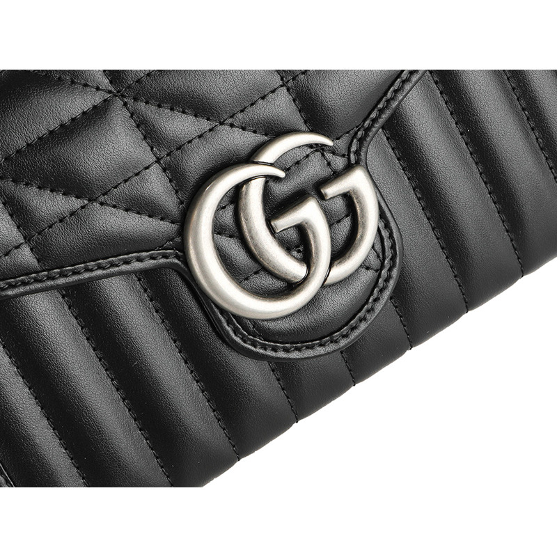 GUCCI GG 馬特拉塞凸紋單肩包 (474575 DTD5N )-11