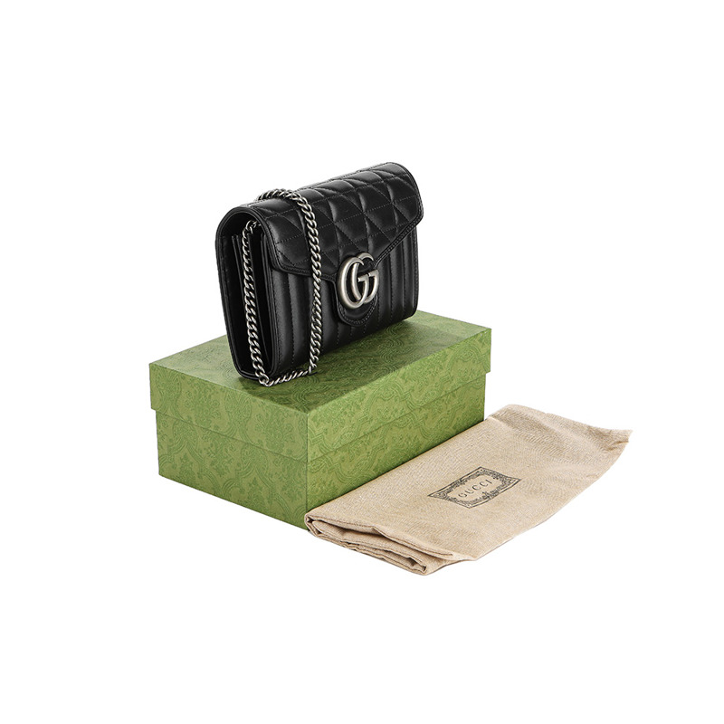 GUCCI GG 馬特拉塞凸紋單肩包 (474575 DTD5N )-16