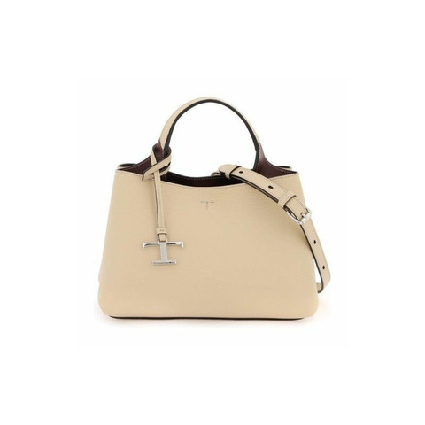 TODS Timeless 金屬迷你手提包 米色 印章：XBWAPAEL000 QRI