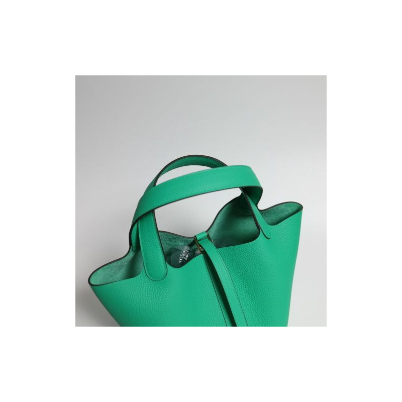 HERMES Picotin 22 薄荷金五金號印記：-2