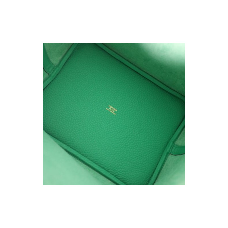 HERMES Picotin 22 薄荷金五金號印記：-5