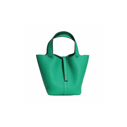 HERMES Picotin 22 薄荷金五金號印記：