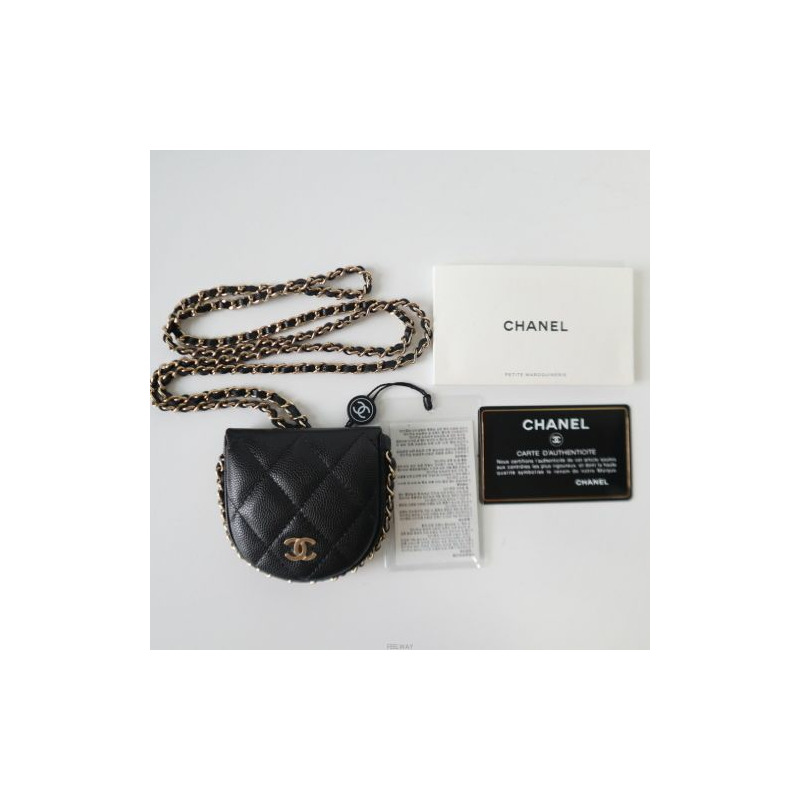 CHANEL 經典鏈條硬幣卡包-5