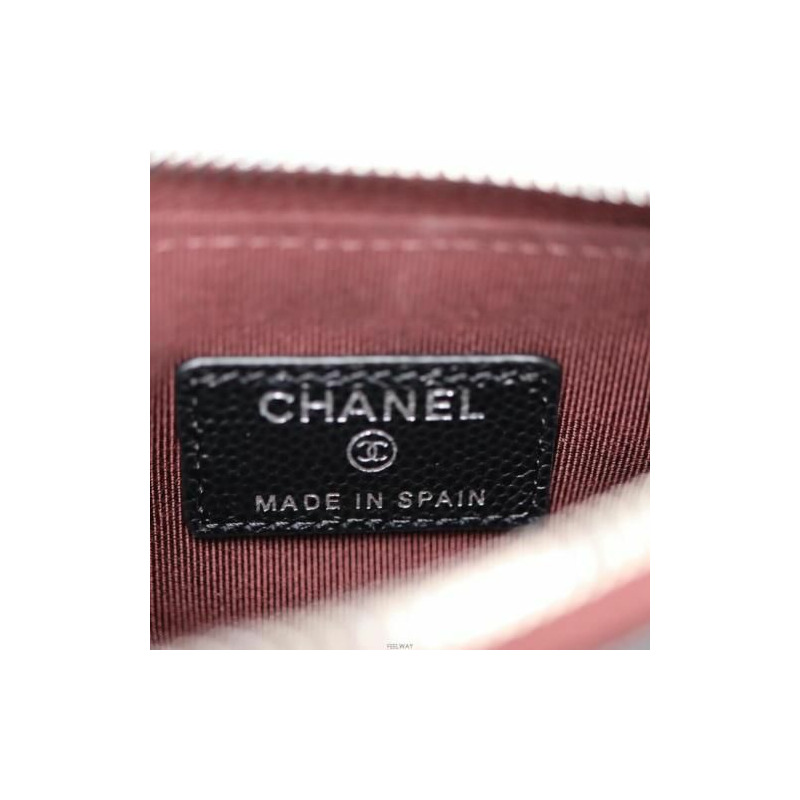 CHANEL 迷你卡包 黑銀色 最新經典迷你卡包-5